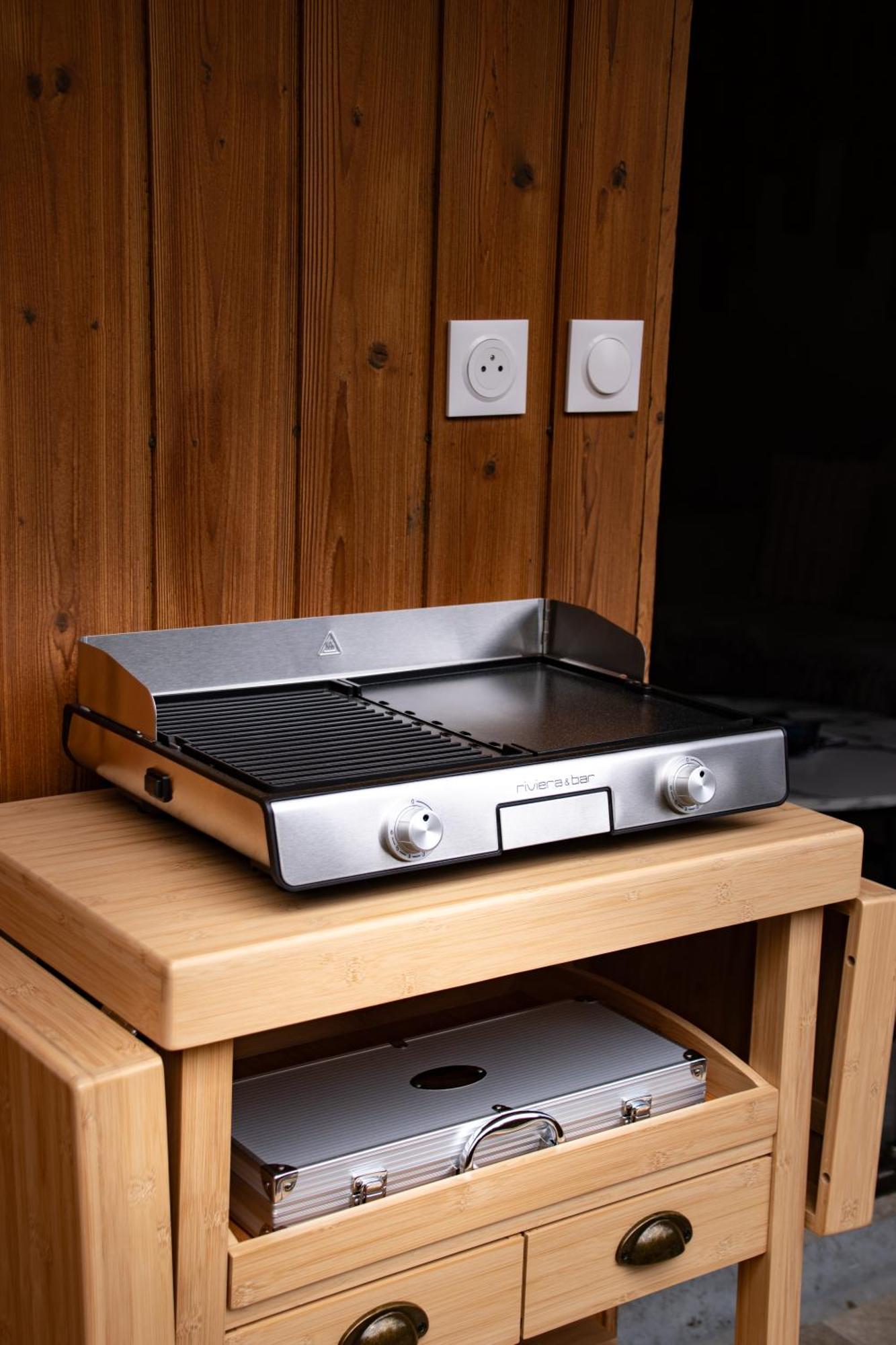 Studio Cabine Au Loup Blanc Avec Vue Mont Blanc 圣热尔韦莱班 外观 照片